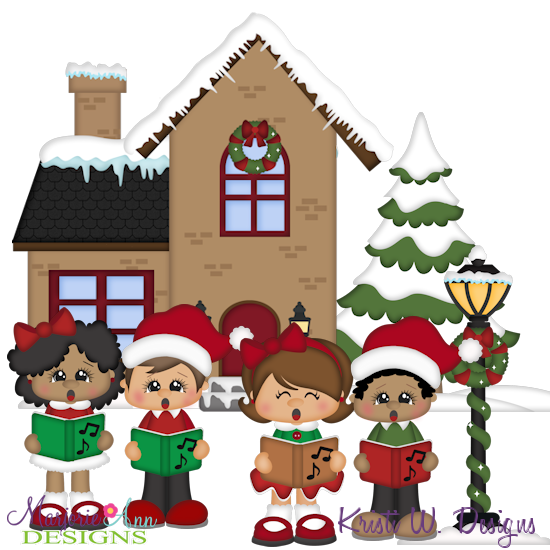 Christmas Carols SVG Cutting Files Includes Clipart - Click Image to Close